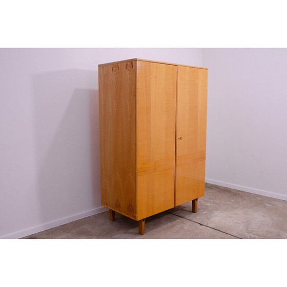 Image 1 of Vintage ash wood and plywood cabinet for Novy Domov, Czechoslovakia 1970