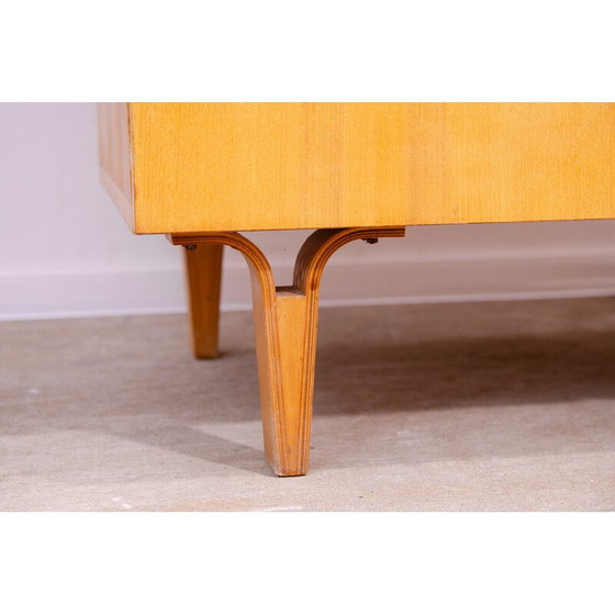 Image 1 of Vintage ash wood and plywood cabinet for Novy Domov, Czechoslovakia 1970