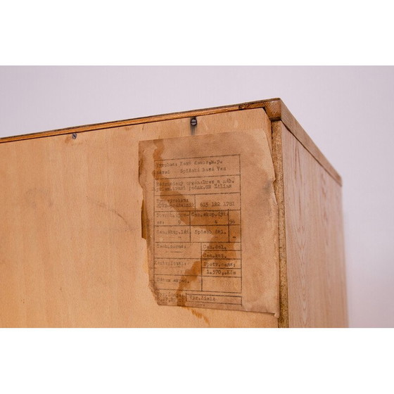 Image 1 of Vintage ash wood and plywood cabinet for Novy Domov, Czechoslovakia 1970