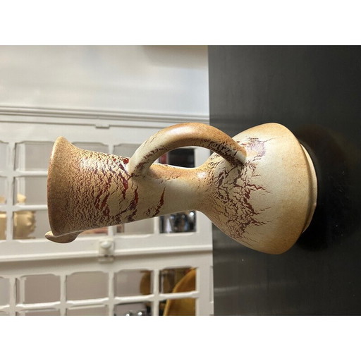 Vintage ceramic pitcher by Roberto Rigon for Bertoncello, Italy 1960