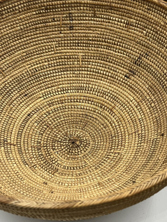 Image 1 of Set Of 4 Woven Wicker Baskets