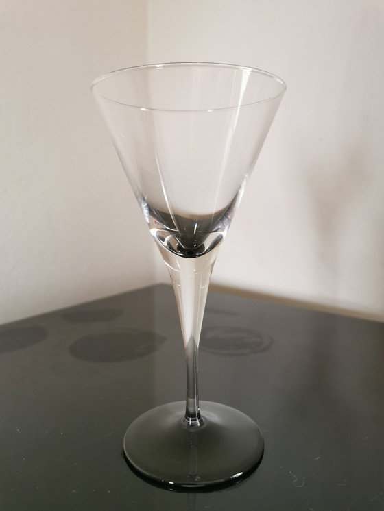 Image 1 of 8 Large Cristal Cocktail Glasses