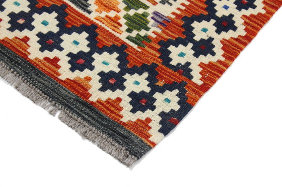 Image 1 of Original Old Style Kelim Afghan 247 X 176 Cm Top Condition