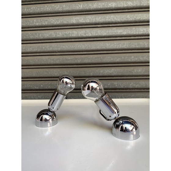 Image 1 of Pair of Pollux wall lamps by Ingo Maurer