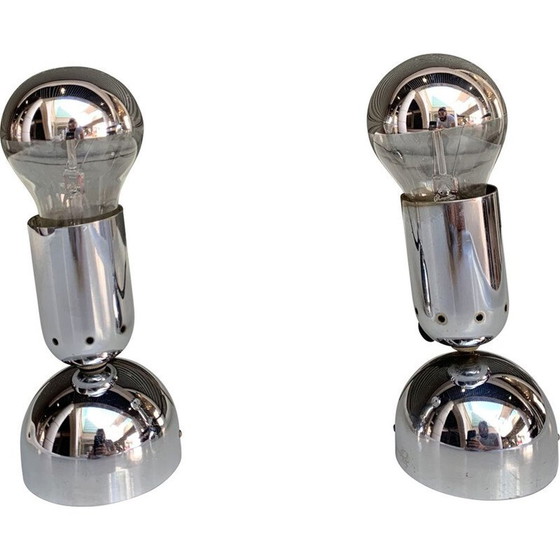 Image 1 of Pair of Pollux wall lamps by Ingo Maurer