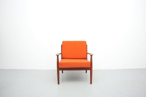 Grete Jalk Lounge Chair In Teak