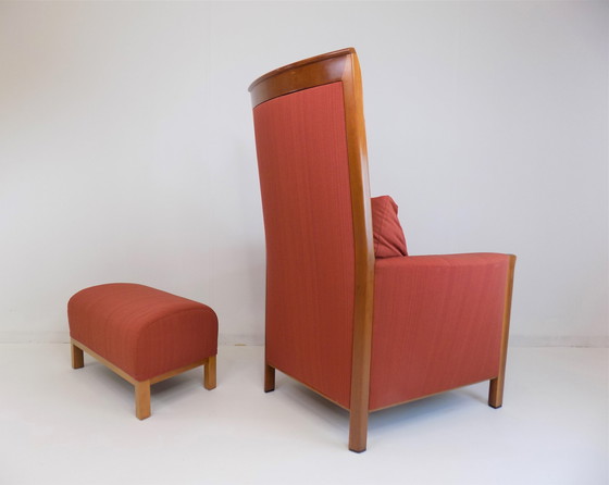 Image 1 of Giorgetti by Umberto Asnago New Gallery Armchair + Ottoman