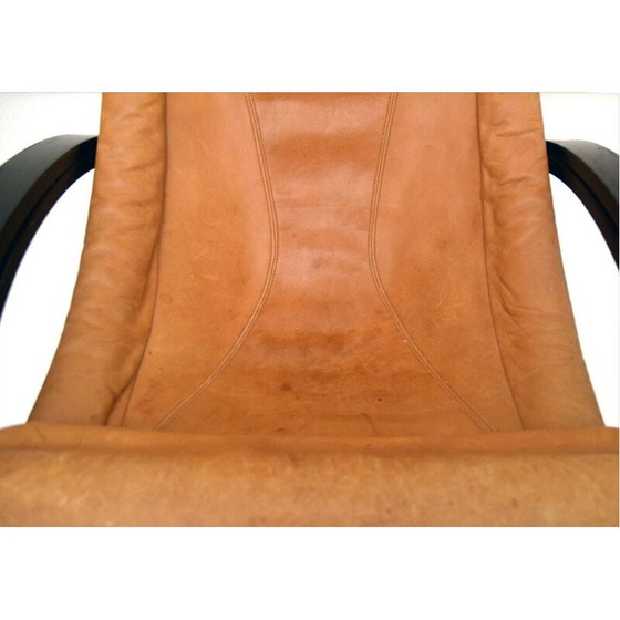 Image 1 of Sedia a dondolo vintage Sgarsul di Gae Aulenti per Poltronov, 1960