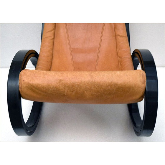 Image 1 of Sedia a dondolo vintage Sgarsul di Gae Aulenti per Poltronov, 1960