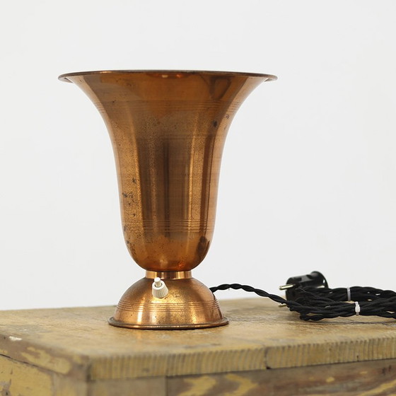 Image 1 of Art Deco Chalice Table Lamp