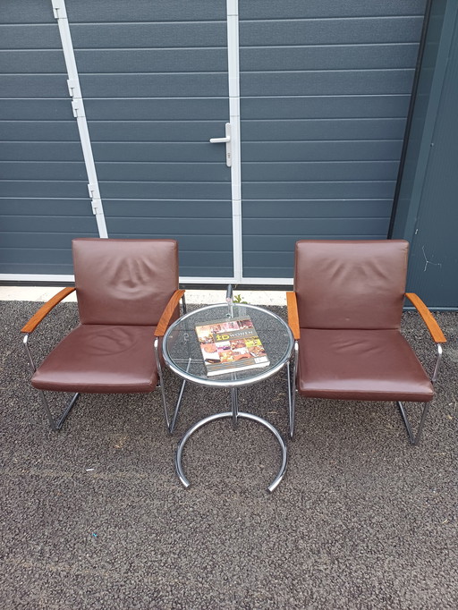 2x Fauteuils Talassa Leolux