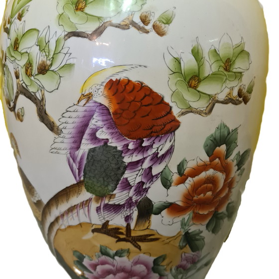 Image 1 of Porcelain floor vase from the 1980s