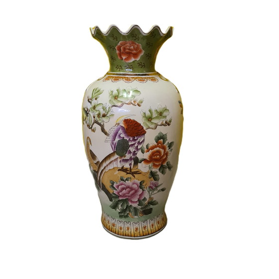 Image 1 of Porcelain floor vase from the 1980s