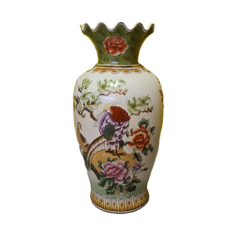 Vase de sol en porcelaine des années 1980