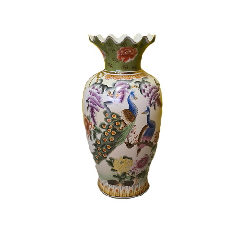 Vase de sol en porcelaine des années 1980