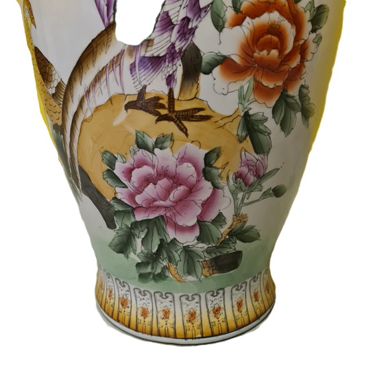 Image 1 of Porcelain floor vase from the 1980s