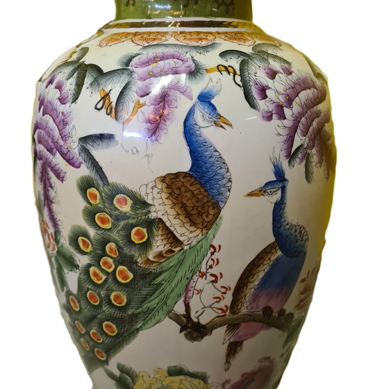 Image 1 of Porcelain floor vase from the 1980s