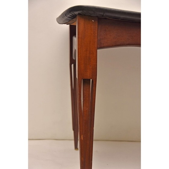 Image 1 of Set of 6 vintage wooden dining chairs for Fratelli Proserpio, Italy 1950