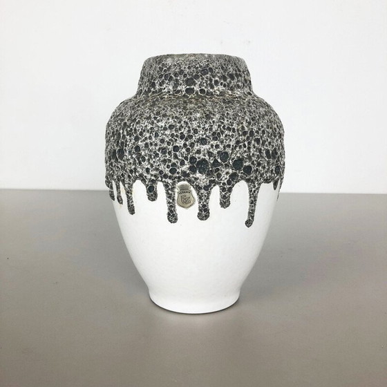 Image 1 of Vintage Pottery Fat Lava Vase, ES ceramics, Germany 1960s