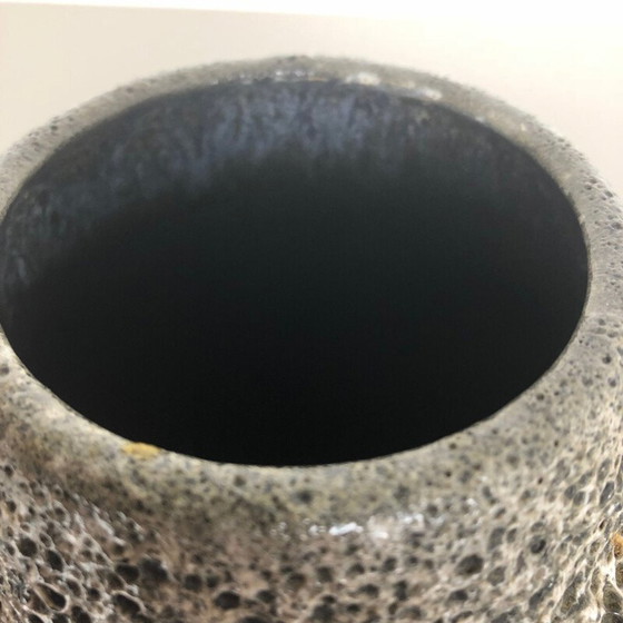 Image 1 of Vintage Pottery Fat Lava Vase, ES ceramics, Germany 1960s