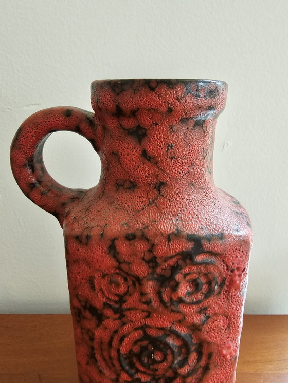 Image 1 of Vintage Scheurich West Germany Ear Vase Jurda