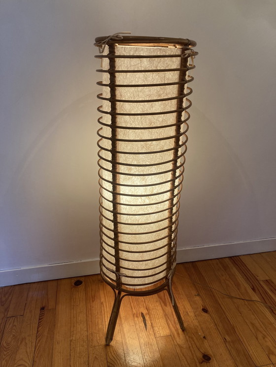 Image 1 of Bamboo Floor Lamp