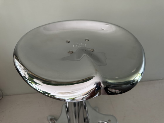 Image 1 of Dulton bar stool chrome, model Lotus by Yasu Sasamoto