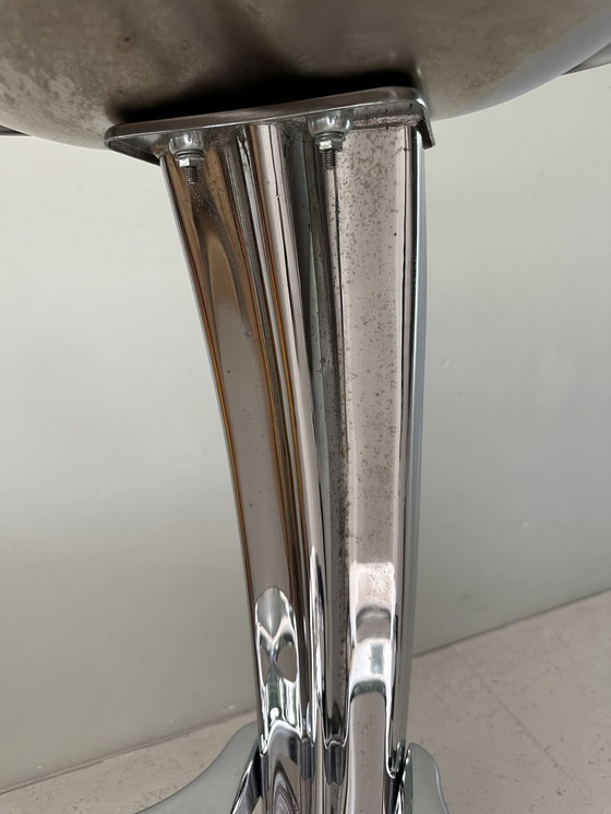 Image 1 of Dulton bar stool chrome, model Lotus by Yasu Sasamoto