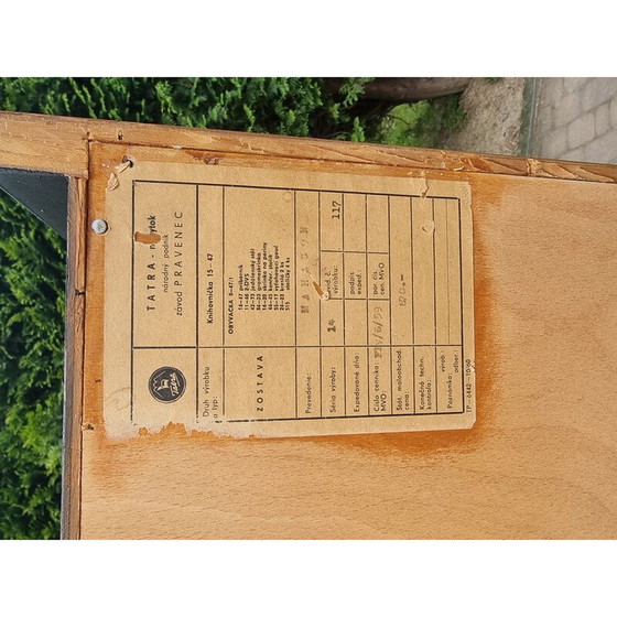 Image 1 of Vintage brown display case for Tatra, 1970