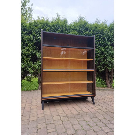 Image 1 of Vintage brown display case for Tatra, 1970
