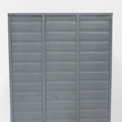 Industrial steel locker with 3 doors 