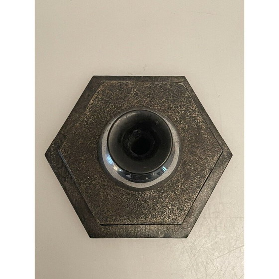 Image 1 of Vintage paper press in hammered wrought iron