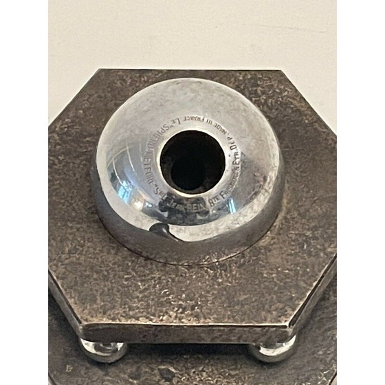 Image 1 of Vintage paper press in hammered wrought iron