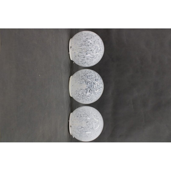 Image 1 of Vintage glass globe table lamp, 1980s