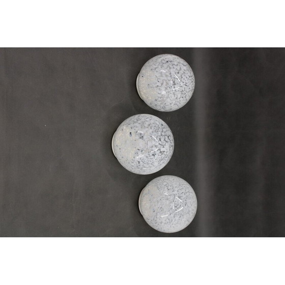 Image 1 of Vintage glass globe table lamp, 1980s