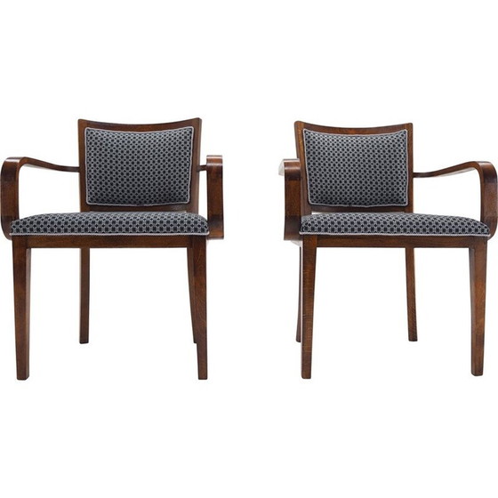 Image 1 of Pair of vintage chairs by Tatra Pravenec Art Deco, Czech 1930