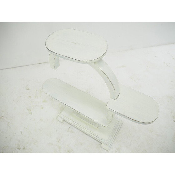 Image 1 of Vintage wood flower stand, 1950