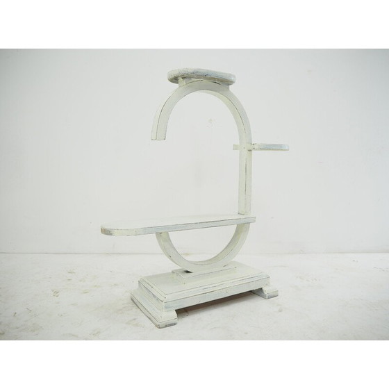 Image 1 of Vintage wood flower stand, 1950