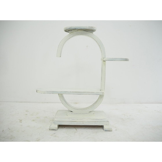 Image 1 of Vintage wood flower stand, 1950