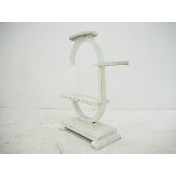 Image 1 of Vintage wood flower stand, 1950