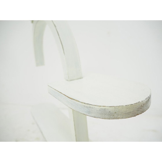 Image 1 of Vintage wood flower stand, 1950