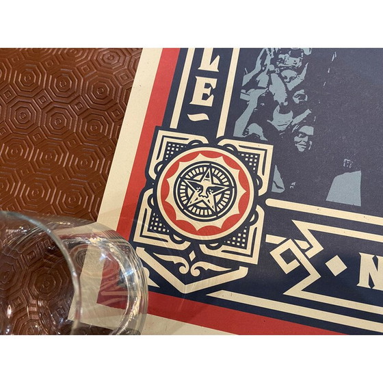 Image 1 of Vintage poster of President Barack Obama by Shepard Fairey, 2008
