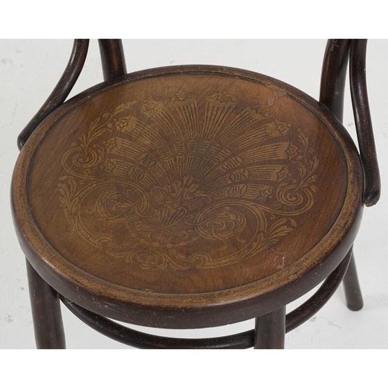 Image 1 of Set of 3 vintage bentwood chairs from Mundus Vienna Austria, 1920s