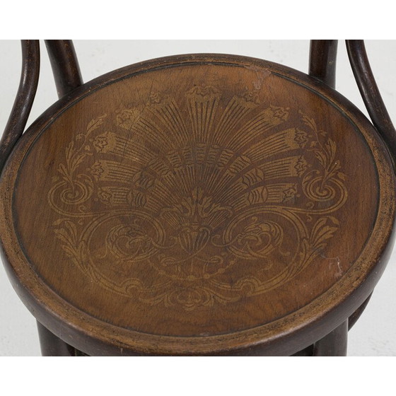 Image 1 of Set of 3 vintage bentwood chairs from Mundus Vienna Austria, 1920s