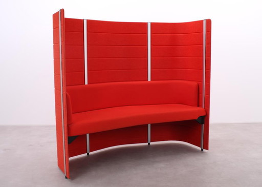 Vitra Workbay sofa red