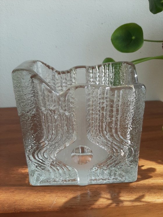 Image 1 of Nybro Glasbruk Sweden vase