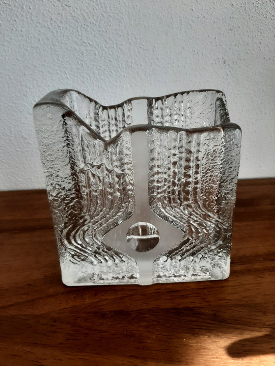 Image 1 of Nybro Glasbruk Sweden vase