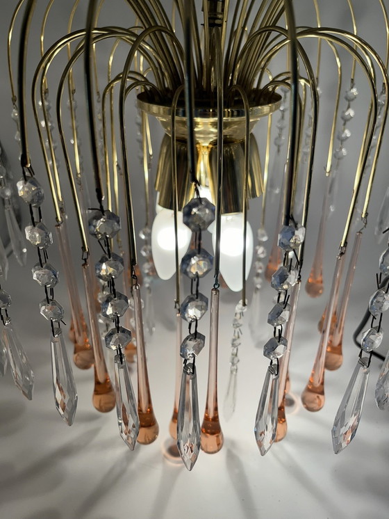 Image 1 of Murano Glass Cascade Chandelier