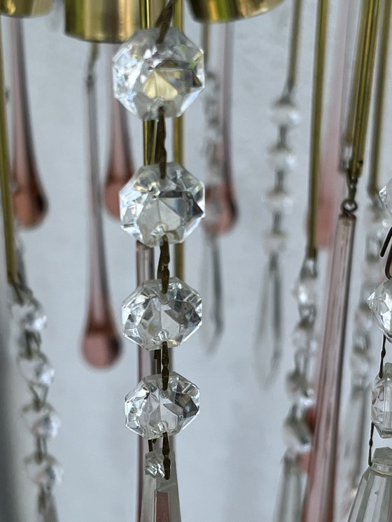 Image 1 of Murano Glass Cascade Chandelier