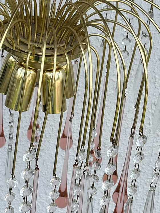 Image 1 of Murano Glass Cascade Chandelier